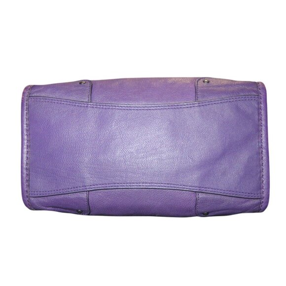 SOLD!!! Coach 2014 Rhyder 24 Vibrant Purple Leather Crossbody Satchel - Picture 5 of 13